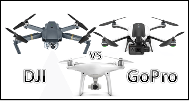 Excel Goneryl Adskille DJI Mavic Pro vs. GoPro Karma vs. Phantom 4 - Half Chrome Drones