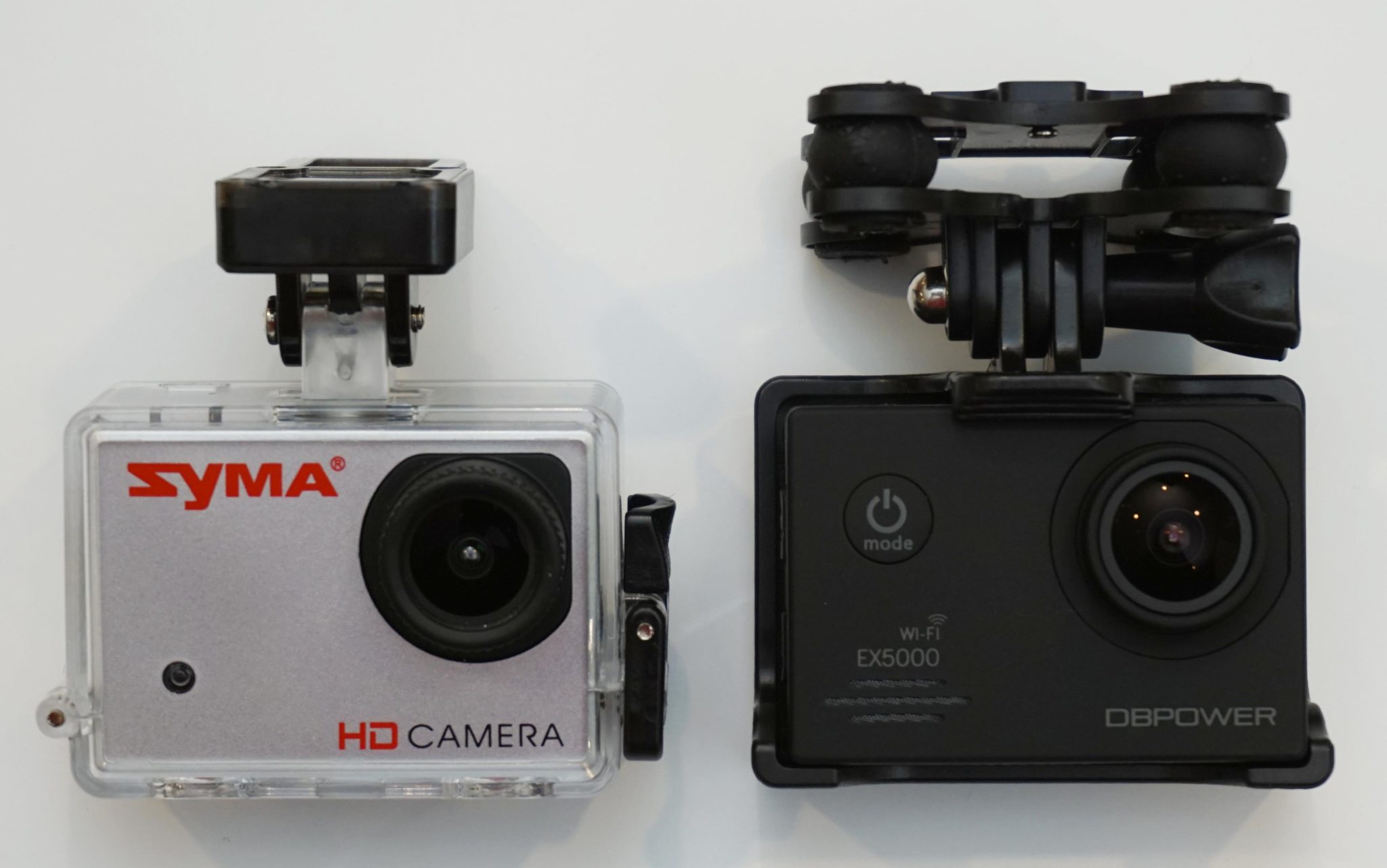 Syma G and DP Power Action Cameras
