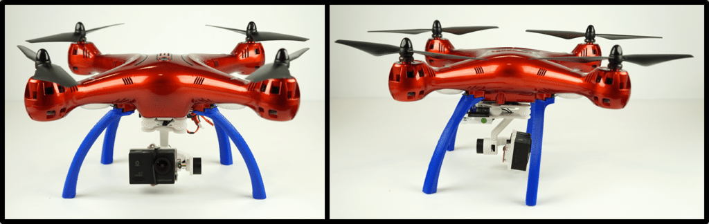 Walkera on Syma Front and Side Views