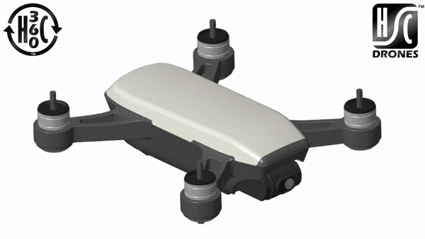 3D views of the DJI Spark from all angles
