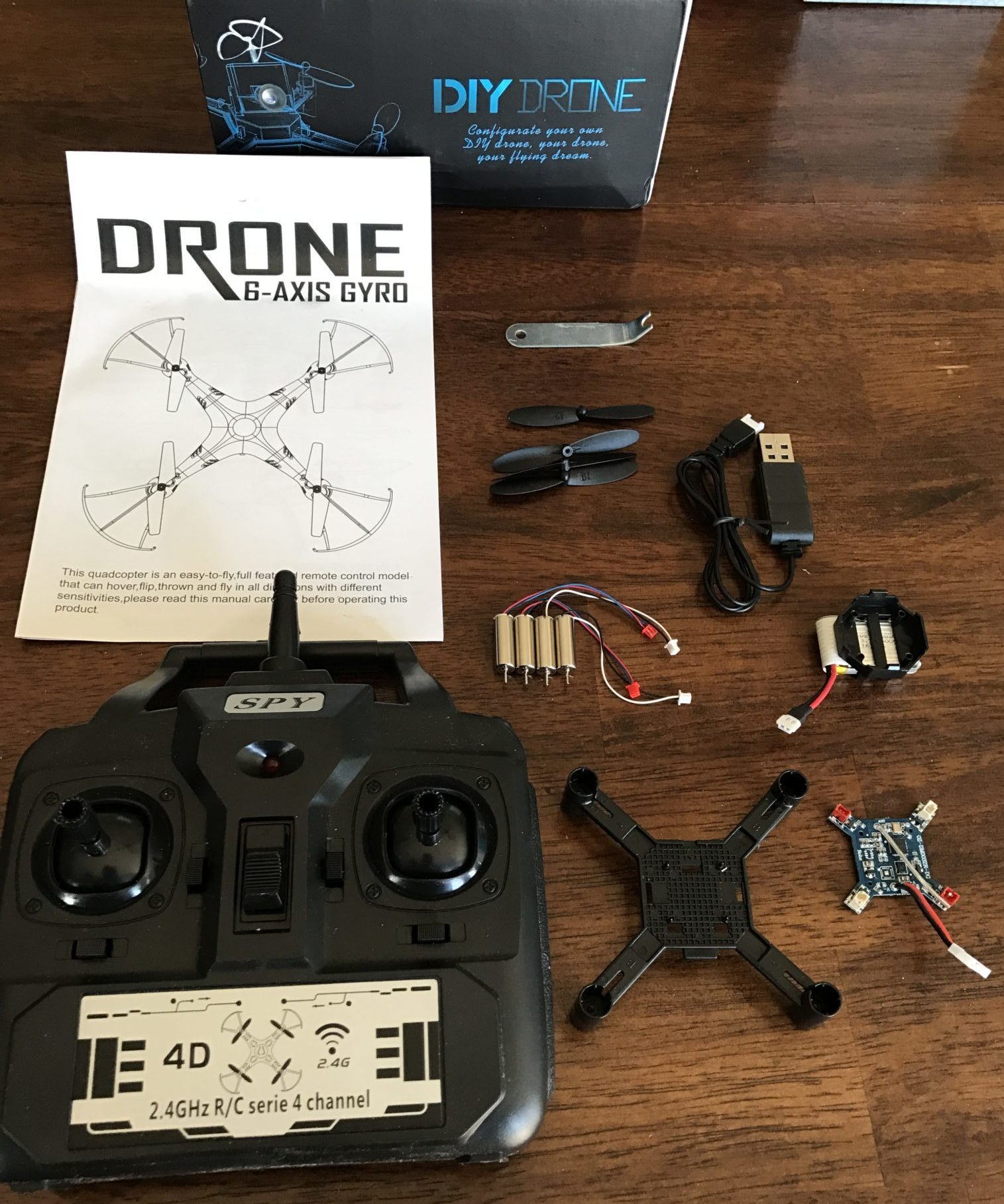 DIY Drone DM002 is a Drone Building Kit for Beginners