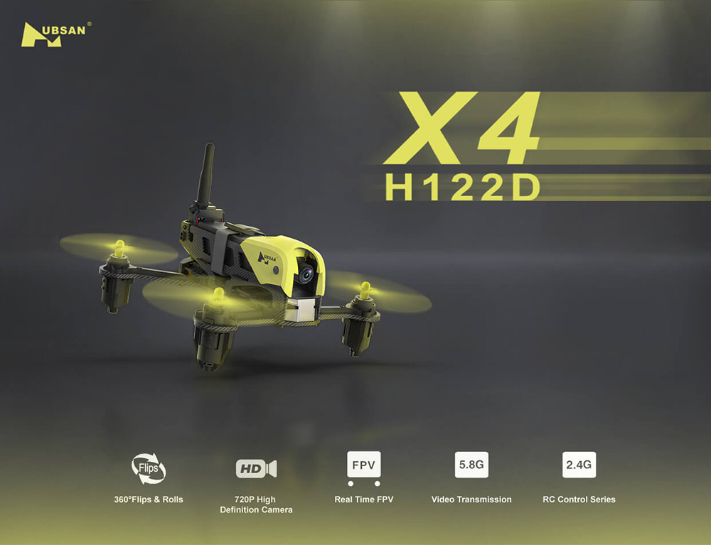 Hubsan H122D HD camera