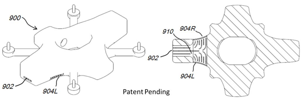 heat sink drone patent waterproof drone patent