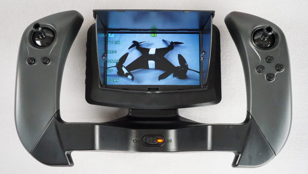 Drone with FPV monitor