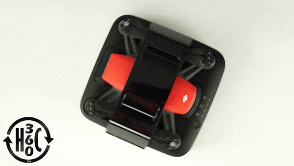 DJI Spark charging station spins and is loaded