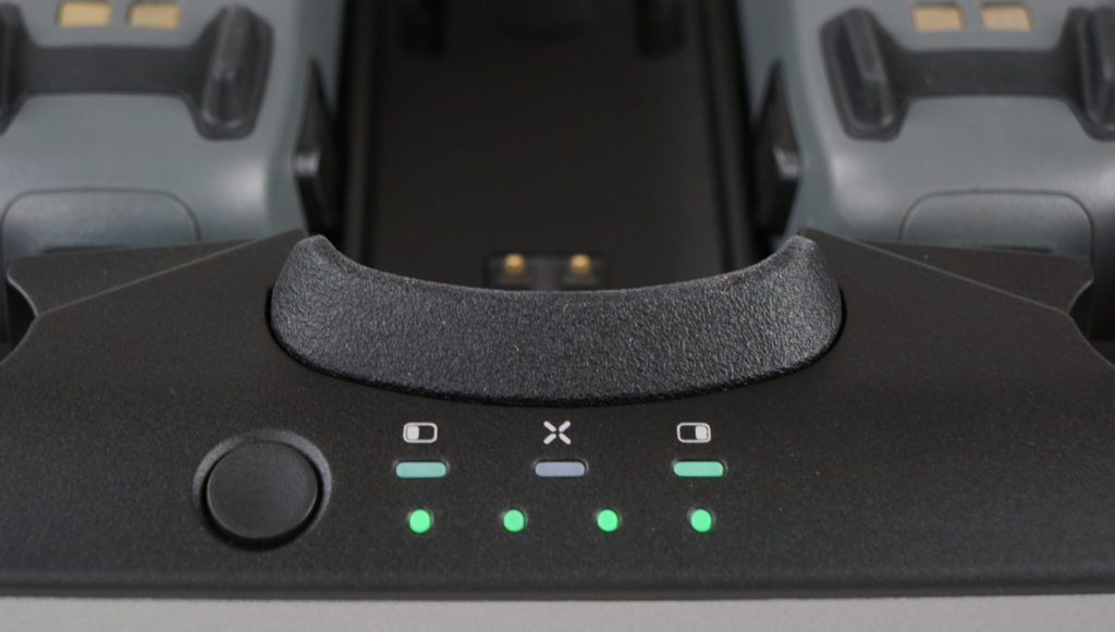 LEDs on the DJI Spark portable charging station