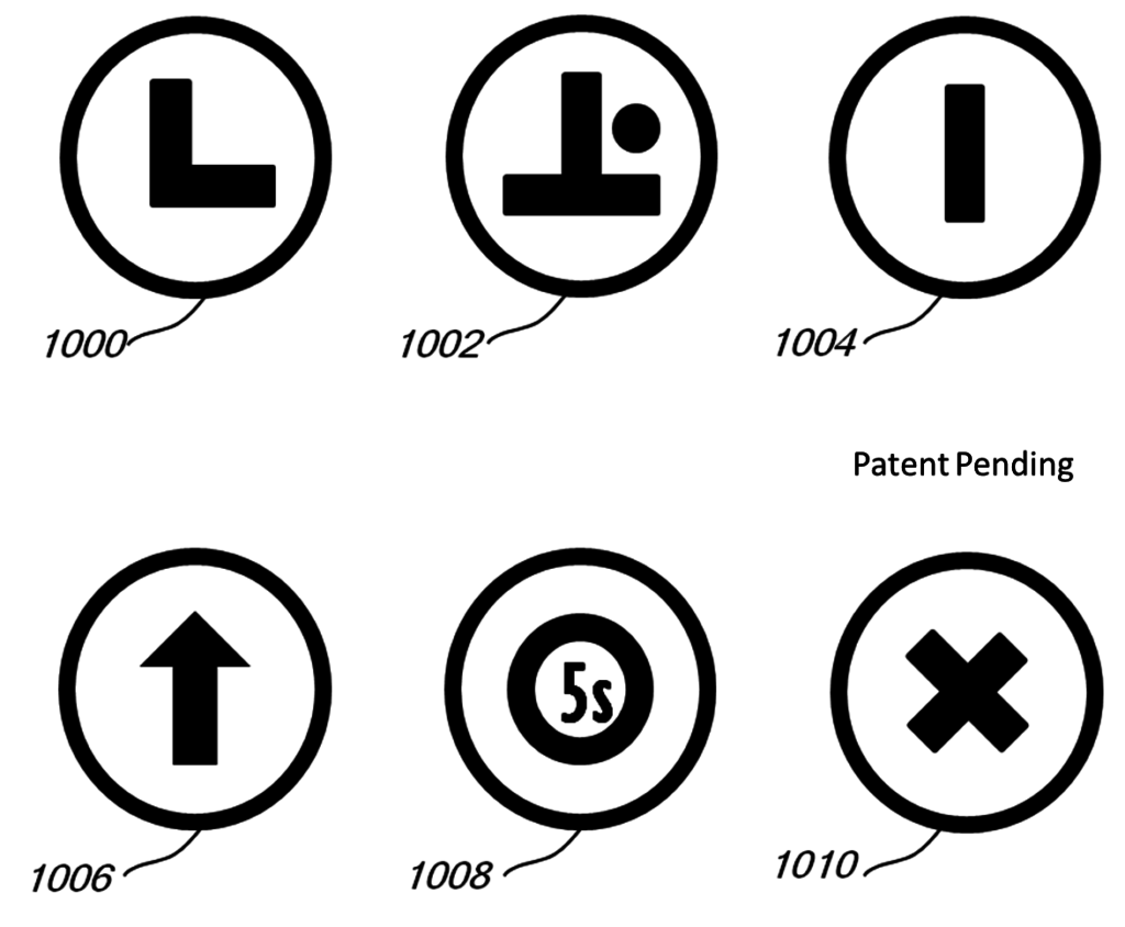 markers for a drone to follow