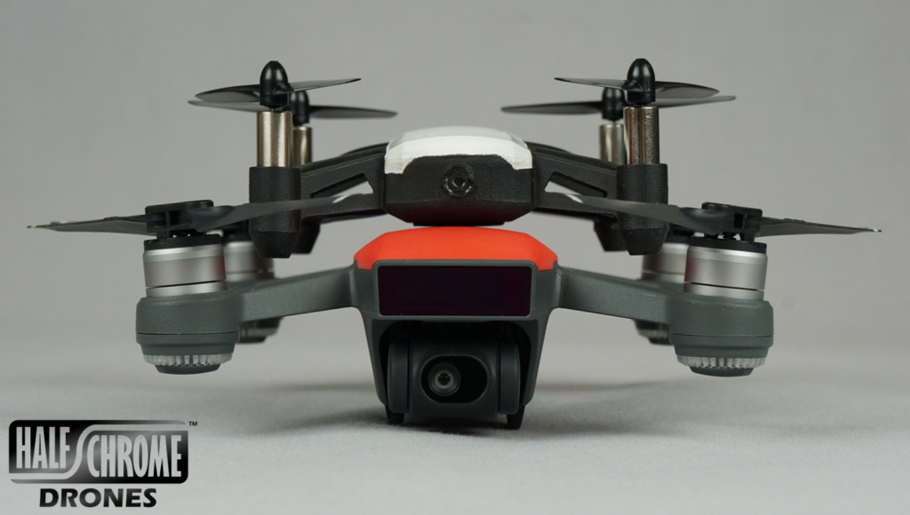 Front view of the DJI Spark and Tello