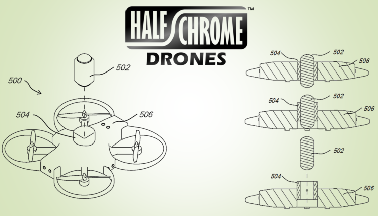 Retractable and removable 360 camera in a drone