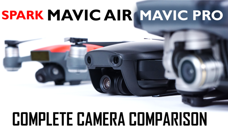 Title image of DJI consumer drone camera compare