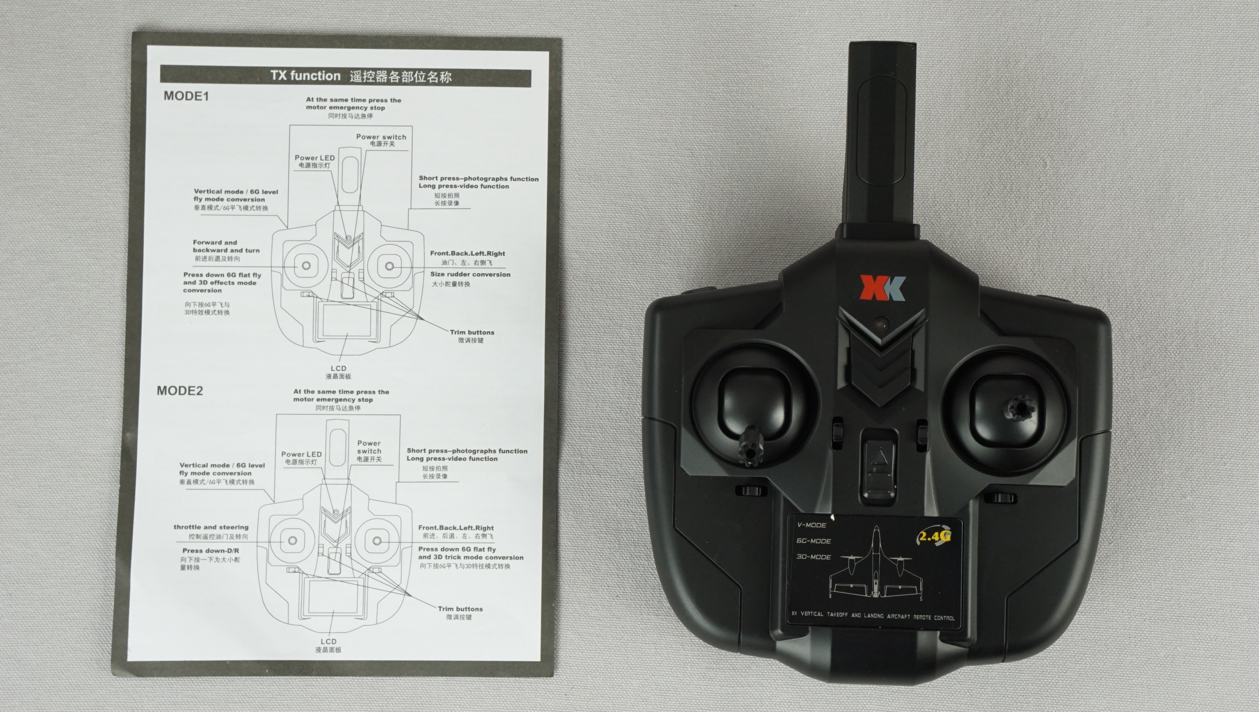 XK X4 transmitter 