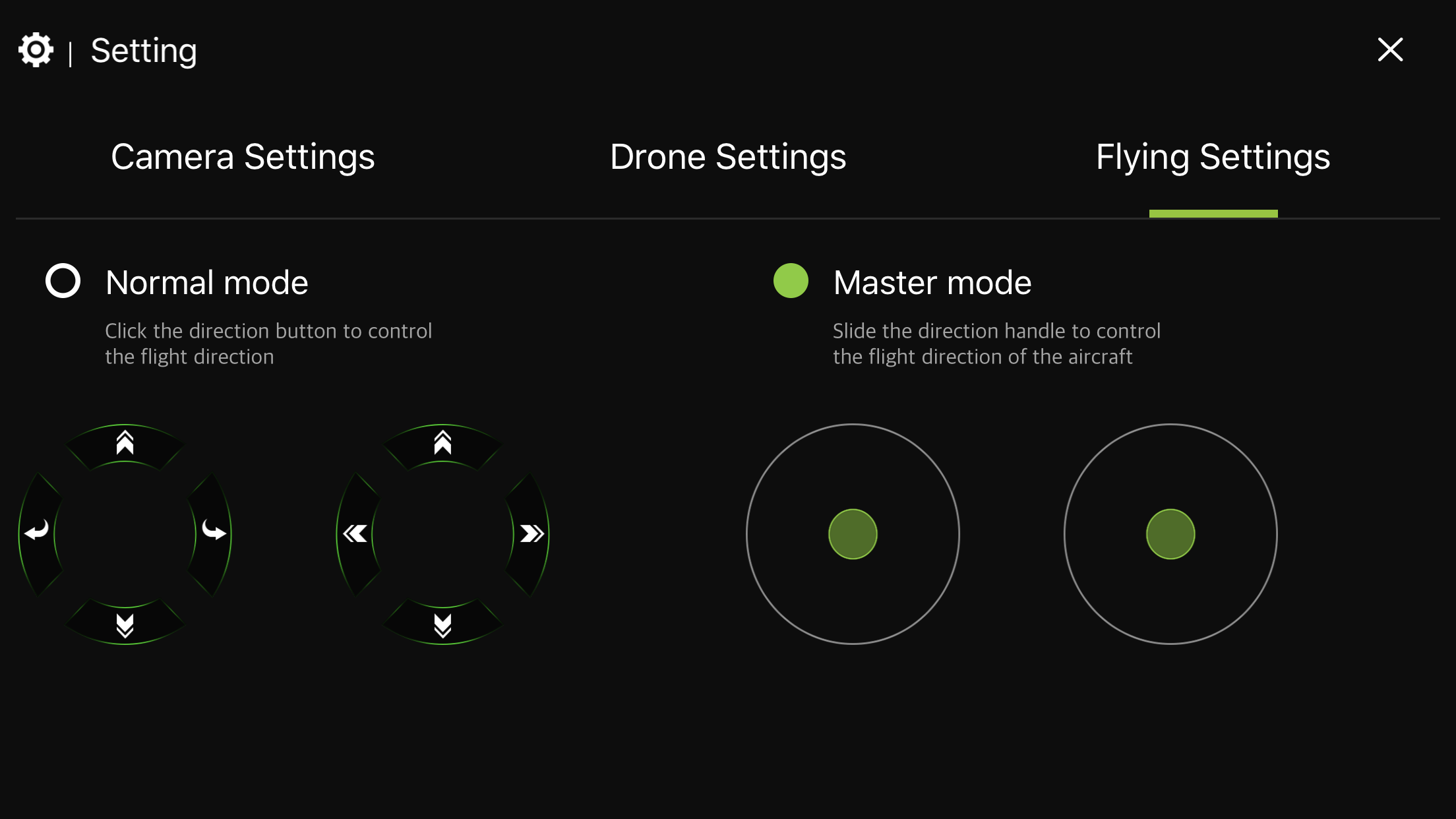 Eachine Fly App master mode and normal mode for E014