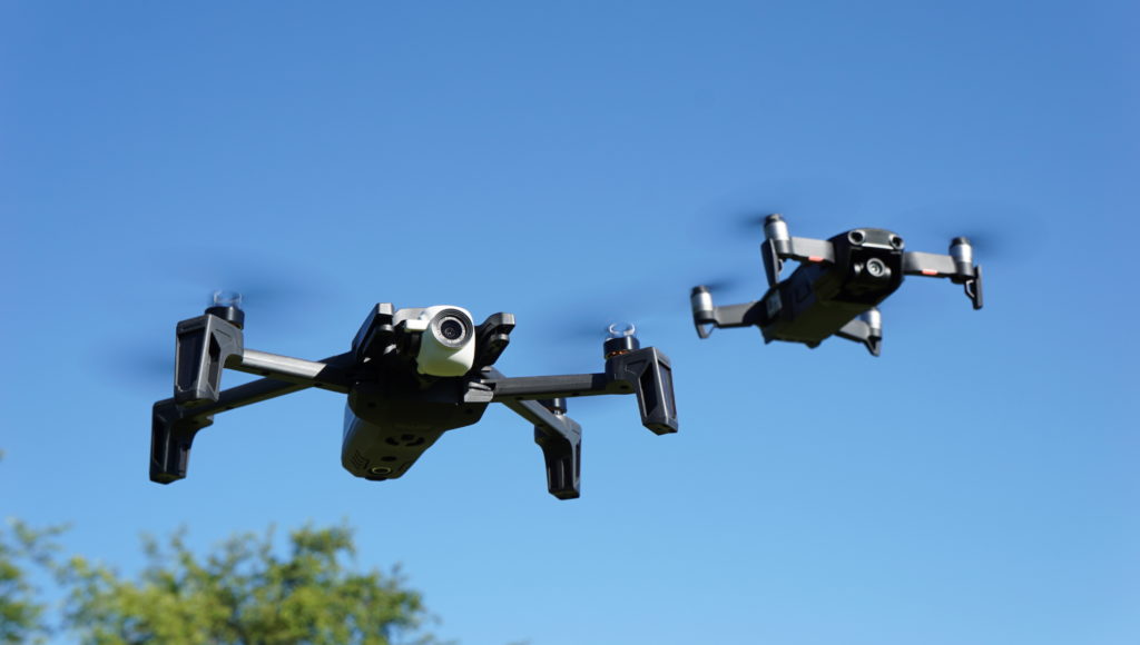 best portable drone dji vs parrot
