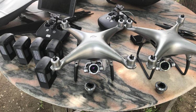 Phantom 5 Leaked Picture on table with lenses
