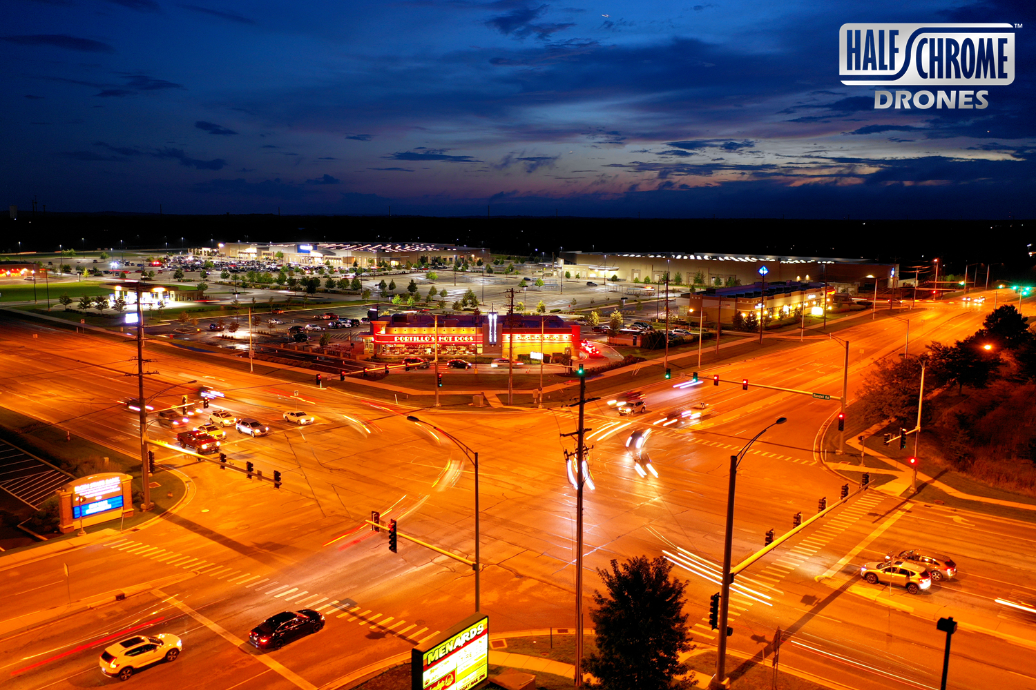 Mavic 2 Pro Night Time Long Exposure Photo