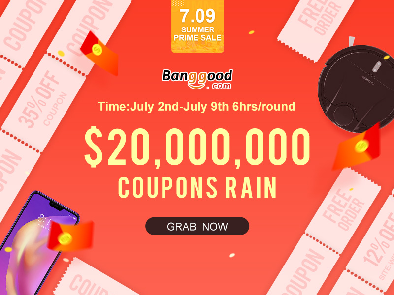 banggood coupon rain