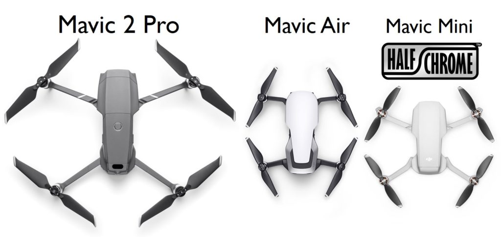 Mavic Series Size comparison half chrome logo