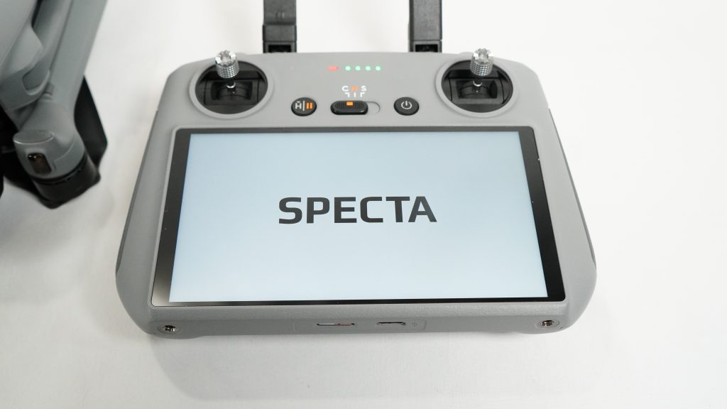 Specta Air Drone runs it's own but similar software to DJI.